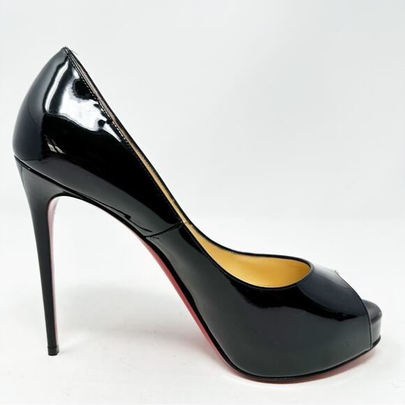 Christian Louboutin New Very Prive Patent Leather Heels Pumps Size 37.5 - Picture 11 of 13